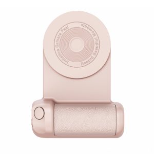 Magnetic Camera Handle Camera Bracket Smart Bluetooth Selfie Desktop Wireless Charging Stand pink Upgrade