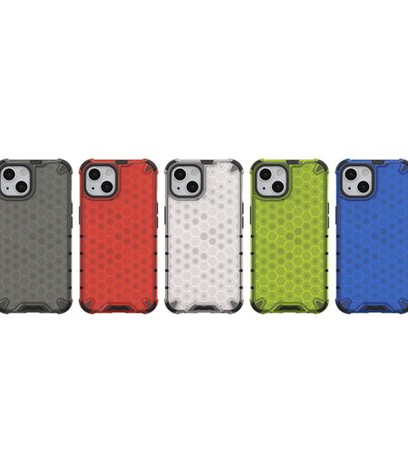 Smart Phone Case Shockproof Hard Protective Cover Scratch-Resistant Protective Skin Compatible For IPhone 15 Translucent gray iPhone15 - Image 8