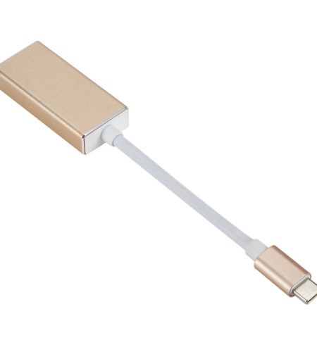 USB-C to Displayport Converter DP Type-C Adapter Gold - Image 4