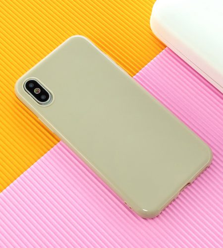 For iPhone X/XS/XS Max/XR  Cellphone Cover Slim Fit Bumper Protective Case Glossy TPU Mobile Phone Shell Bright black - Image 5