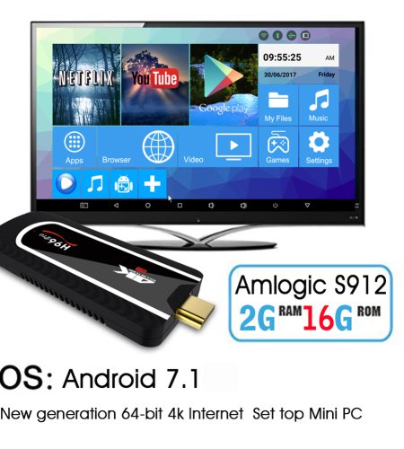 Android TV Stick H96 Pro Android 7.1 TV Box Mini PC Amlogic S912 Octa-core 64 Bit True 4K HDR TV Dongle Smart TV Box  2G/16G Australian regulations - Image 8