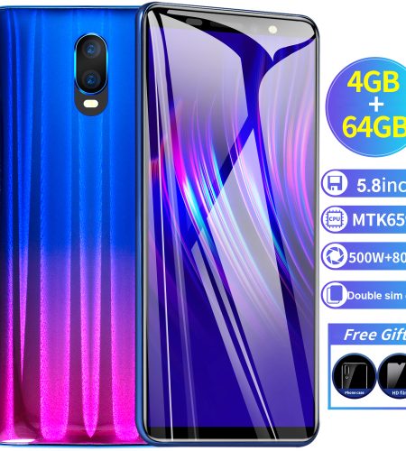 R17 1+8 Smartphone Face Identification 5.8inch HD Large Screen Mobile Phone Gradient blue - Image 4