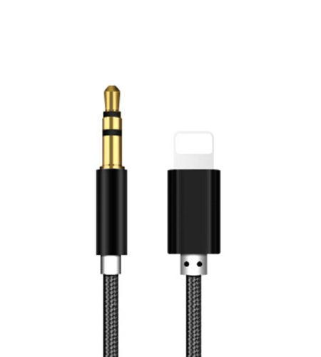 3.5mm AUX Audio Music Cable Car Cord for iPhone 7 8 Plus X XS MAX XR iOS 12 red - Image 2