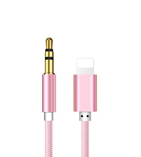 3.5mm AUX Audio Music Cable Car Cord for iPhone 7 8 Plus X XS MAX XR iOS 12 red - Image 4