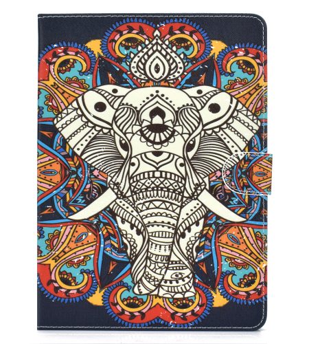 For iPad Pro 11 Laptop Protective Case Smart Stay Color Painted PU Cover with Front Snap Caring dog - Image 5