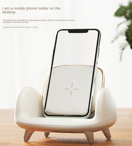 Janpim Wireless Charger for IOS Android Phone 15w Fast Charge Phone Holder Stand - Image 8