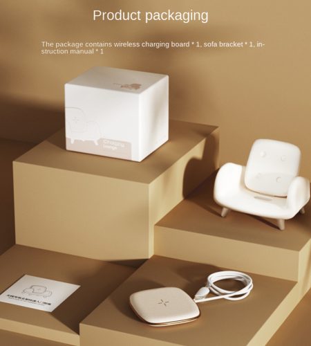 Janpim Wireless Charger for IOS Android Phone 15w Fast Charge Phone Holder Stand - Image 3