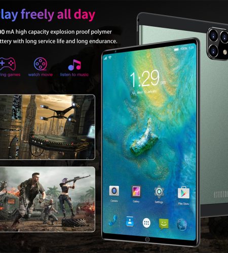 8 inch MTK6592 Octa-core Smart Tablet 1GB RAM 16GB ROM Ips HD Display 3000mAh Ultra-thin Android Tablet Silver EU Plug - Image 5