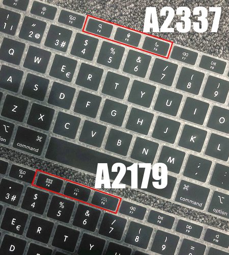 Soft Keyboard Protective Film Cover Compatible For Macbook Air 13 2020 M1 Chip A2337 Us Keyboard black - Image 2