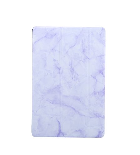 For Samsung Tab S6 T860 Tablet Cover Marbling Pattern PU Leather Anti-fall Anti-scrach Anti-slip Protect Shell Tri-fold Case  pink - Image 4
