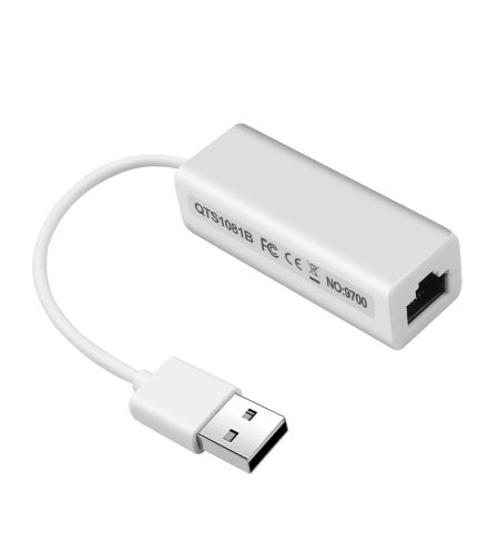 Portable Usb2.0 To Rj45 Network Card 10mbps Usb To Rj45 Ethernet Lan Adapter For Windows Xp 7 8 White - Image 3