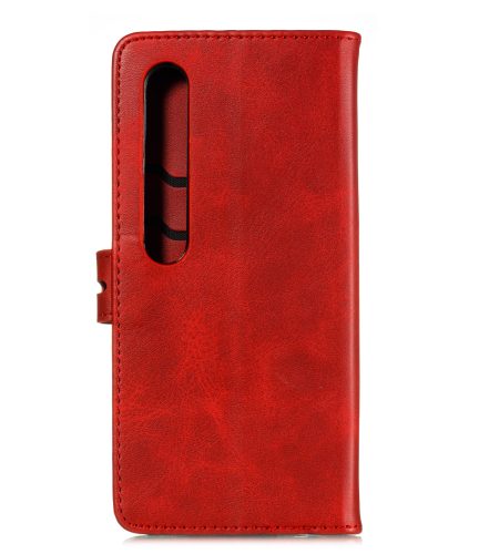 For XiaoMI 10 Pro Mobile Phone Cover PU Leather Front Buckle Smart Shell Anti-fall Phone Case 6 brown - Image 4