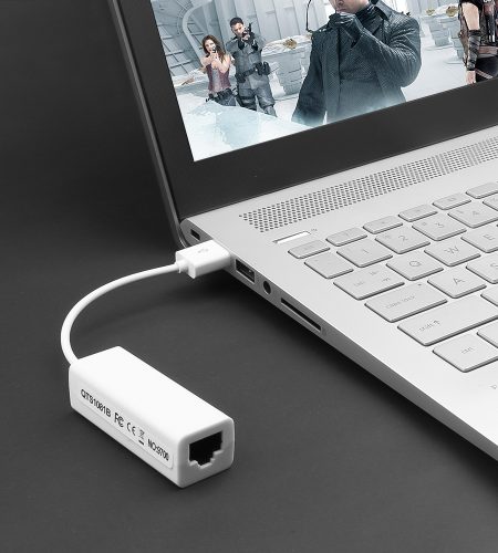 Portable Usb2.0 To Rj45 Network Card 10mbps Usb To Rj45 Ethernet Lan Adapter For Windows Xp 7 8 White - Image 4