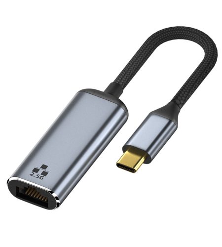 RJ45/2.5G Network Card External Network Cable Adapter 2500m High-speed Gigabit Type-c Port Converter dark gray - Image 5