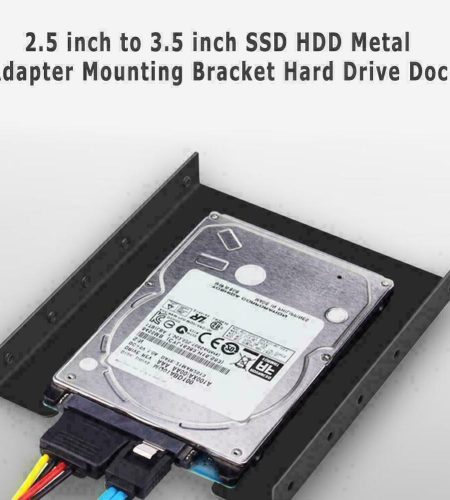 Hard  Drive  Tray Metal 2.5-inch To 3.5-inch SSD Hard Drive Metal Mounting Adapter Bracket Black - Image 3