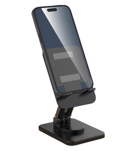 Phone Stand 360 Degree Rotating Folding Cell Phone Holder Multi-functional Tablet Rack For Ipad cool black - Image 8