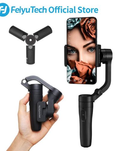 Handheld Vlog Phone Holder MINI 3-Axis Smartphone Gimbal Stabilizer for  Mainstream Mobile Phone black - Image 6