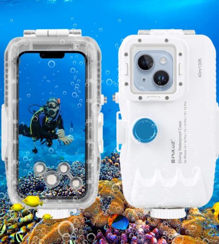 Diving Underwater Phone Case Compatible for iPhone 14 / 13 Pro Max Cell Phone Waterproof Case Kit A - Image 8