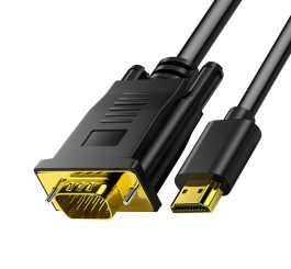 Hd 1080p High-speed Hdmi Male To Vga Male Cable Converter Adapter One-way For Dvd Hdtv Pc Desktop Monitor 1 meter
