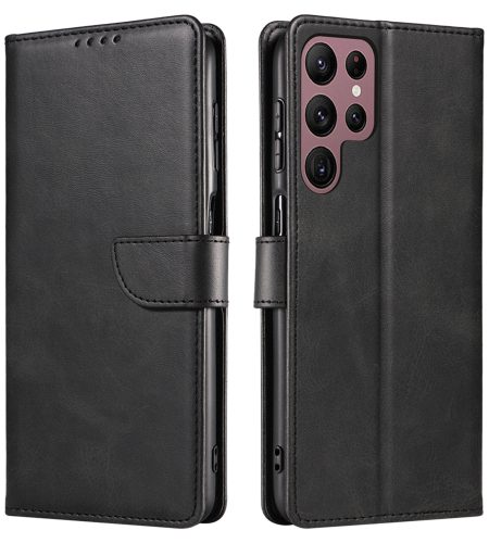 Protection Phone Case Screen Protector Case Shockproof PU Protective Cover For S23 Ultra S22 Ultra Phones black S22 ULTRA