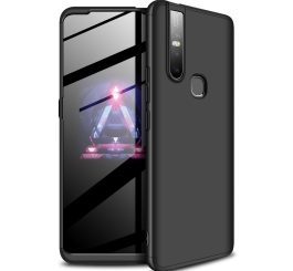 For VIVO S1/V15 Ultra Slim PC Back Cover Non-slip Shockproof 360 Degree Full Protective Case black