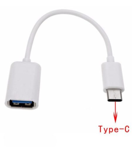 Type-C To OTG Adapter Cable Mouse Keyboard OTG Adapter Usb Adapter Converters White