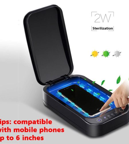 Plastic Mobile Phone Mask Watch Disinfection Box Rectangular Shaped Compact Size Portable white - Image 6