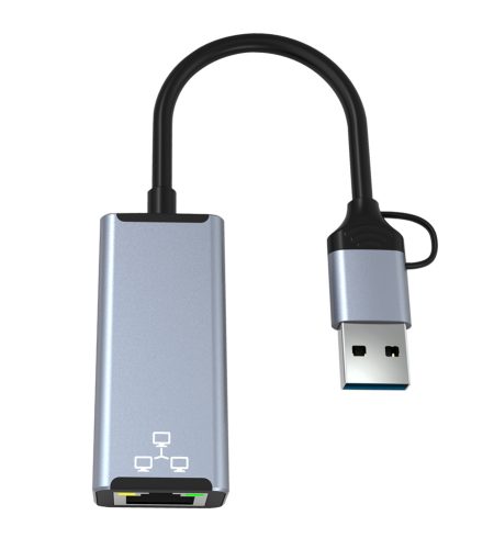 USB C USB A To Ethernet Adapter 100 Mbps High-speed Type C - Image 3