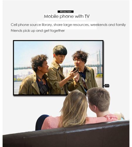 TV Stick Dongle Anycast Cast HDMI WiFi Display Receiver Miracast Google Chromecast 2 Mini PC Android TV black - Image 4