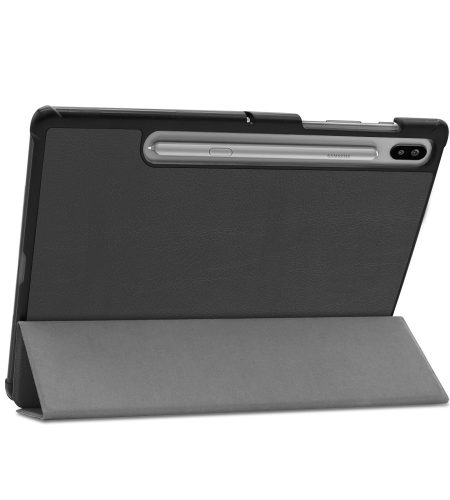 For Sumsung S6 TAB S6 10.5Inch T860 Fall Resistant 3Folding Smart Stay Laptop Protective Case Rose gold_TAB S6 2019 T860 - Image 4