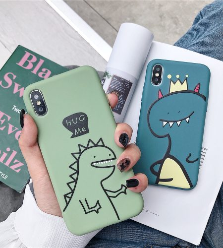 For VIVO Y66/Y67/Y91/Y95/Y93/Y97/V15/S1/Y83/Y85/Z3/Z3I/V11I/Z5X/Z1 Pro TPU Cellphone Case Shell Dinosaur Back Cover green - Image 6
