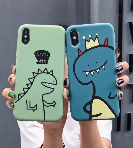 For VIVO Y66/Y67/Y91/Y95/Y93/Y97/V15/S1/Y83/Y85/Z3/Z3I/V11I/Z5X/Z1 Pro TPU Cellphone Case Shell Dinosaur Back Cover green - Image 3