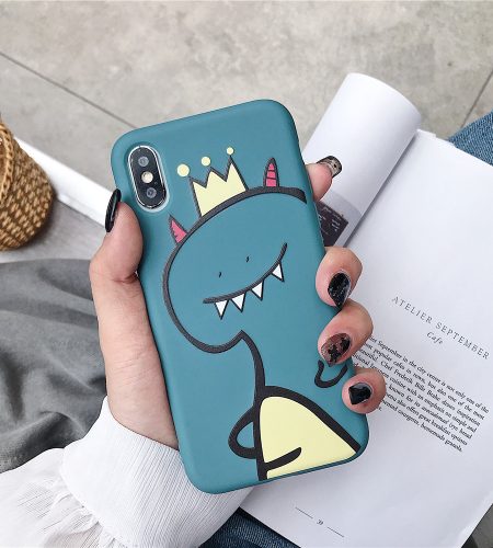 For VIVO Y66/Y67/Y91/Y95/Y93/Y97/V15/S1/Y83/Y85/Z3/Z3I/V11I/Z5X/Z1 Pro TPU Cellphone Case Shell Dinosaur Back Cover green - Image 4