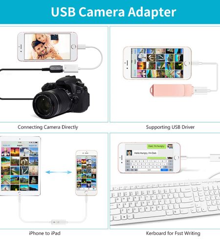 USB OTG Conversion Cable Electric Piano Keyboard Microphone USB Adapter for Pro max iOS iOS 13 common - Image 3