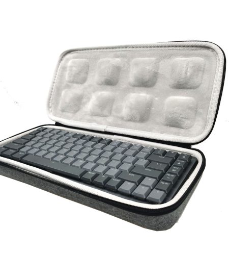 Hard Shell Carrying Case Shockproof Dustproof Bag Compatible For Logitech Mx Mechanical /mx Mechanical Mini Keyboard grey mx mechanical mini