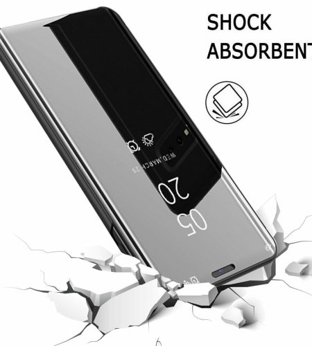 For Samsung Galaxy S10/S10 Plus/S10E Smart Leather Flip Mirror 360 Phone Case Cover black - Image 5