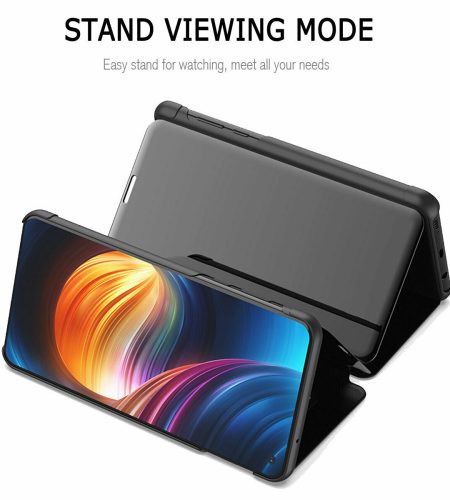 For Samsung Galaxy S10/S10 Plus/S10E Smart Leather Flip Mirror 360 Phone Case Cover black - Image 8