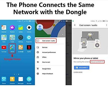 G7 Wireless Display Receiver 2.4GHz WiFi 5G Mobile Screen Cast Ultimate Screen Adapter Dongle Support Miracast DLNA AirPlay black - Image 2