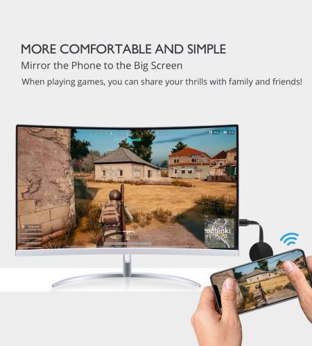 G7 Wireless Display Receiver 2.4GHz WiFi 5G Mobile Screen Cast Ultimate Screen Adapter Dongle Support Miracast DLNA AirPlay black - Image 6