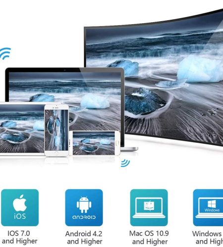 G7 Wireless Display Receiver 2.4GHz WiFi 5G Mobile Screen Cast Ultimate Screen Adapter Dongle Support Miracast DLNA AirPlay black - Image 8