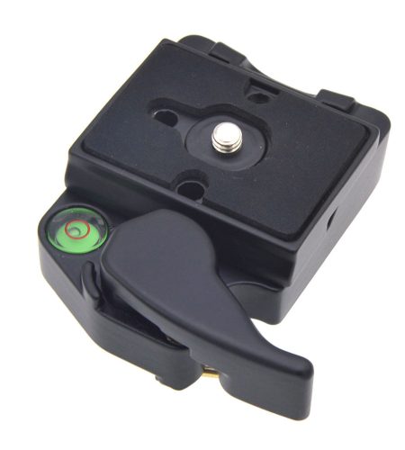 323 Rapid Connect Adapter with 200Pl-14 Quick Release Plate for Manfrotto  black - Image 3