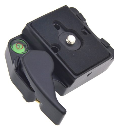 323 Rapid Connect Adapter with 200Pl-14 Quick Release Plate for Manfrotto  black - Image 9