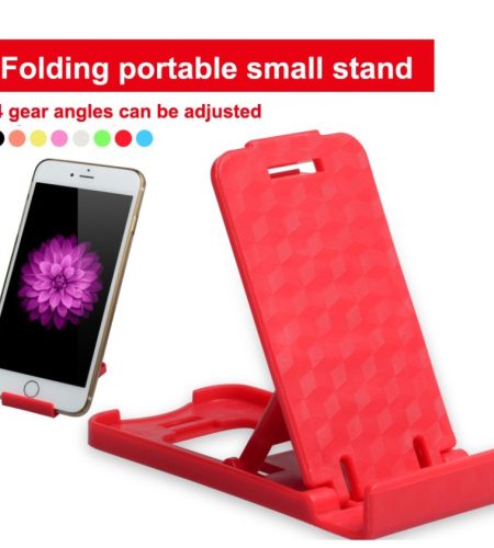 Folding Mobile Phone Holder Lightweight Mini Phone Holder Mount For Travel Reading (random color) Random Color