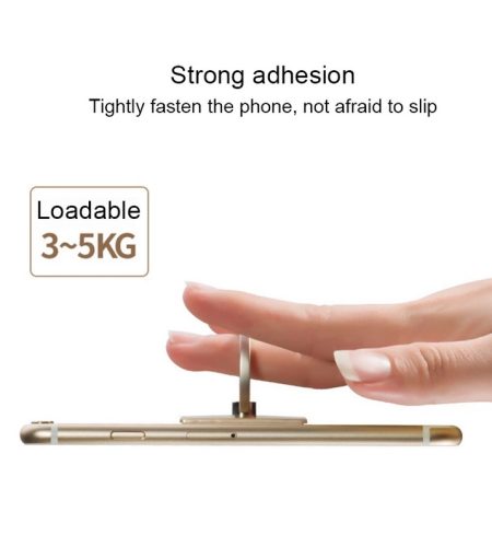 Mobile  Phone  Holder Metal 360-degree Free Rotating Creative Ring Buckle Bracket Random Color - Image 2