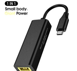 Laptop Pd Power Converter DC5.5 Female to Type-c Adapter Slim-tip Square Port