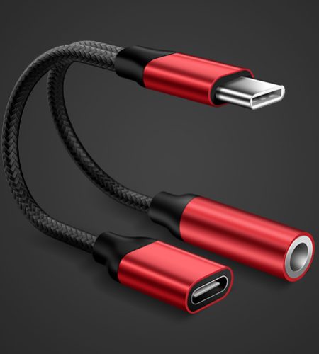3.5mm Headphone Jack Type-C USB C Audio Adapter Earphone to Type C Charge Listen for USB-C Phone Without 3.5MM for Huawei Xiaomi black - Image 6