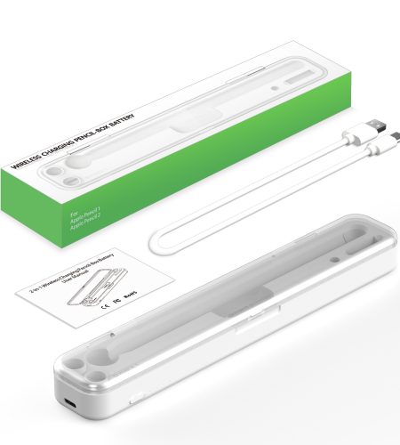 2-in-1 Wireless Charging Case Portable Storage Box Pencil Accessories - Image 3