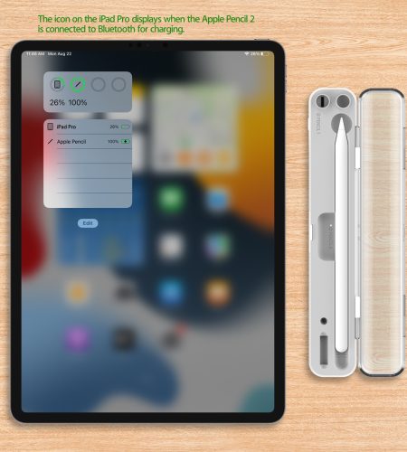 2-in-1 Wireless Charging Case Portable Storage Box Pencil Accessories - Image 5