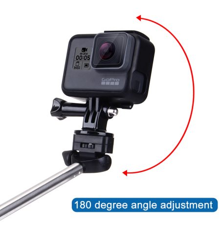Selfie Stick Mobile Phone Holder Cellphone Tripod Artifact Rod For DJI Osmo Action Camera black - Image 6