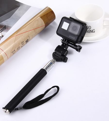 Selfie Stick Mobile Phone Holder Cellphone Tripod Artifact Rod For DJI Osmo Action Camera black - Image 5